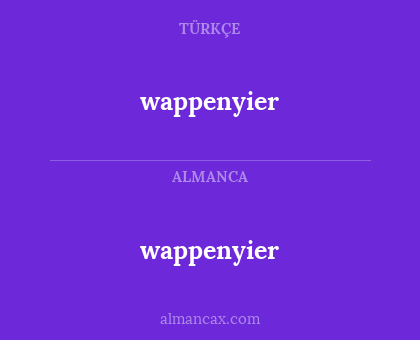 wappenyier - wappenyier