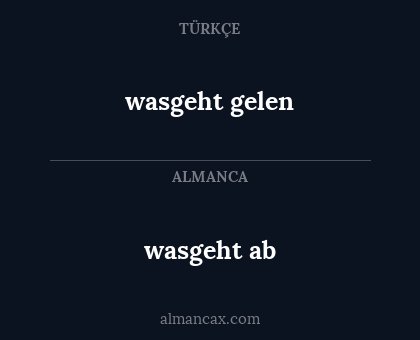 wasgeht ab - wasgeht gelen
