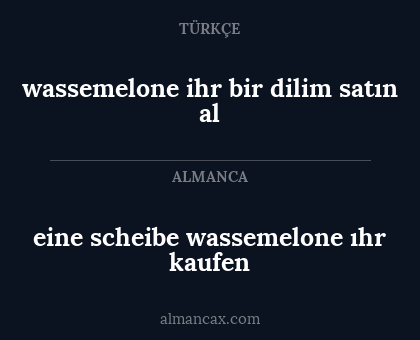 eine scheibe wassemelone ıhr kaufen - wassemelone ihr bir dilim satın al