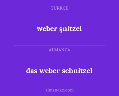 weber şnitzel - das weber schnitzel