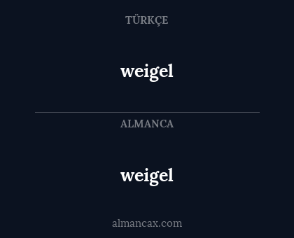 weigel - weigel