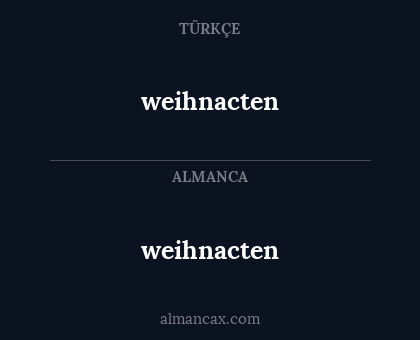 weihnacten - weihnacten