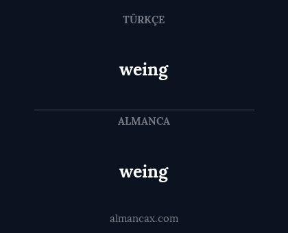 weing - weing