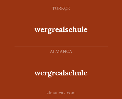 wergrealschule - wergrealschule