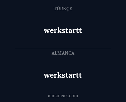 werkstartt - werkstartt