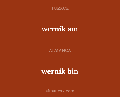 wernik bin - wernik am