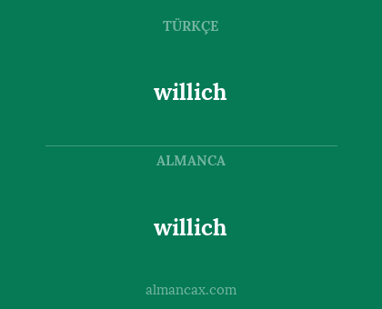 willich - willich
