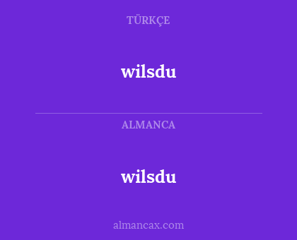 wilsdu - wilsdu