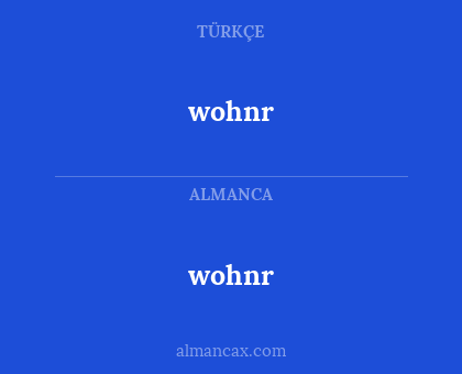 wohnr - wohnr