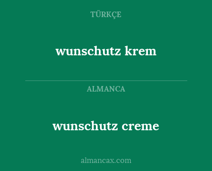 wunschutz creme - wunschutz krem
