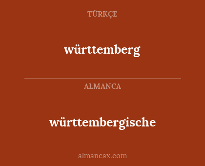 württemberg - württembergische