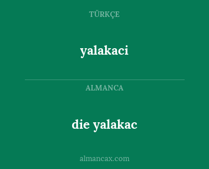 yalakaci - die yalakac