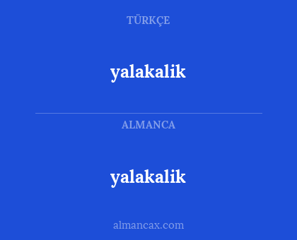 yalakalik - yalakalik