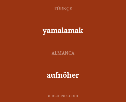 aufnöher - yamalamak