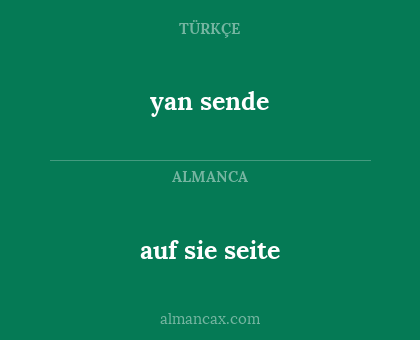 yan sende - auf sie seite