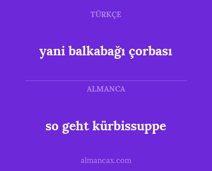 so geht kürbissuppe - yani balkabağı çorbası