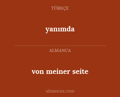 yanımda - von meiner seite