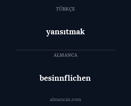 besinnflichen - yansıtmak