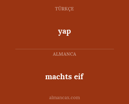 machts eif - yap
