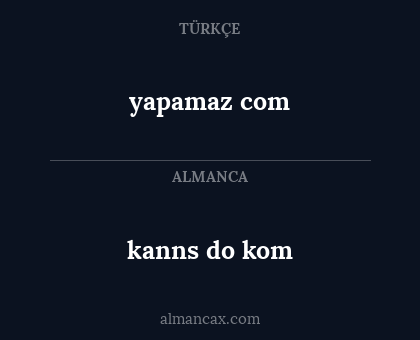 yapamaz com - kanns do kom