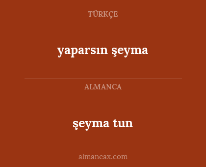 şeyma tun - yaparsın şeyma