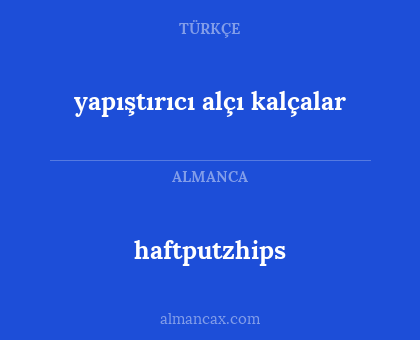 haftputzhips - yapıştırıcı alçı kalçalar