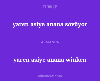 yaren asiye anana winken - yaren asiye anana sövüyor