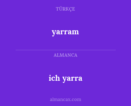 yarram - ich yarra