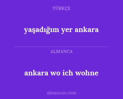 yaşadığım yer ankara - ankara wo ich wohne