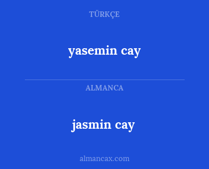 jasmin cay - yasemin cay