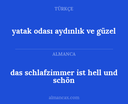 das schlafzimmer ist hell und schön - yatak odası aydınlık ve güzel