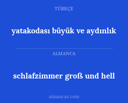 yatakodası büyük ve aydınlık - schlafzimmer groß und hell