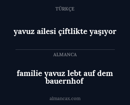 familie yavuz lebt auf dem bauernhof - yavuz ailesi çiftlikte yaşıyor