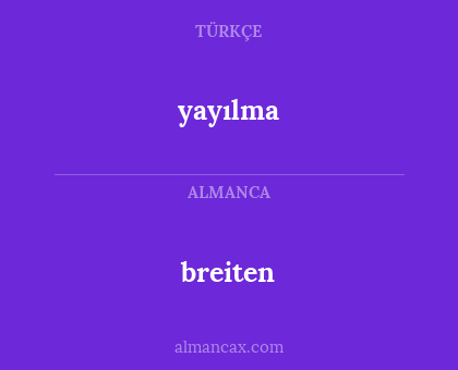 breiten - yayılma