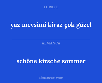 yaz mevsimi kiraz çok güzel - schöne kirsche sommer