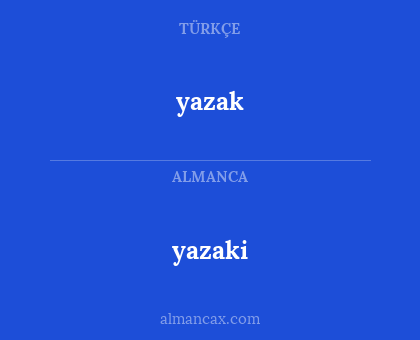 yazaki - yazak