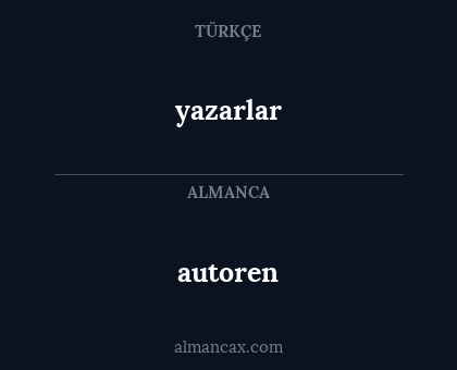 autoren - yazarlar