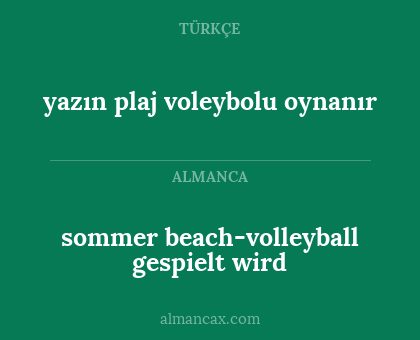 yazın plaj voleybolu oynanır - sommer beach-volleyball gespielt wird