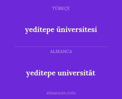 yeditepe universität - yeditepe üniversitesi