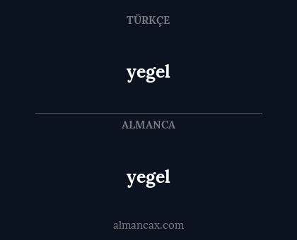 yegel - yegel