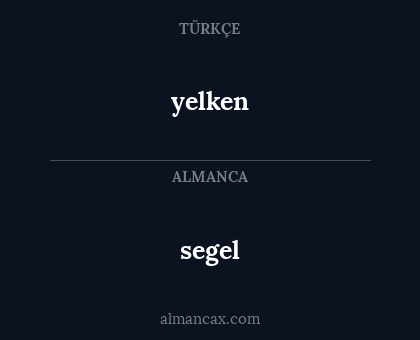 yelken - segel
