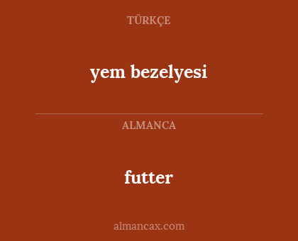 yem bezelyesi - futter
