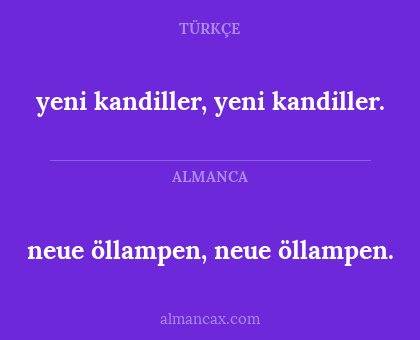 neue öllampen, neue öllampen. - yeni kandiller, yeni kandiller.
