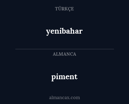 yenibahar - piment
