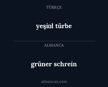 grüner schrein - yeşi̇l türbe