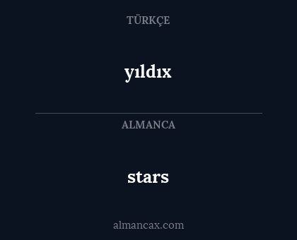 stars - yıldıx