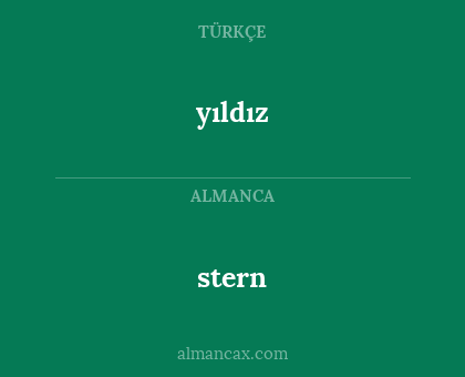 yıldız - stern