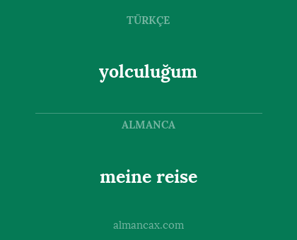 yolculuğum - meine reise