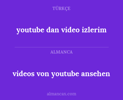 videos von youtube ansehen - youtube dan video izlerim
