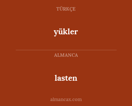 yükler - lasten